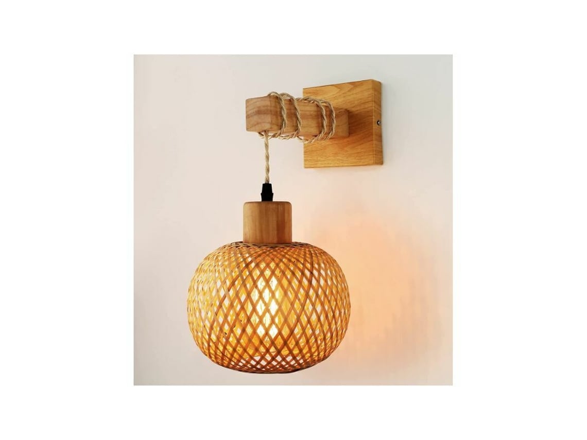 Aplique De Pared Para Dormitorio – Lámpara De Pared De Madera Para Salón Y Pasillo.