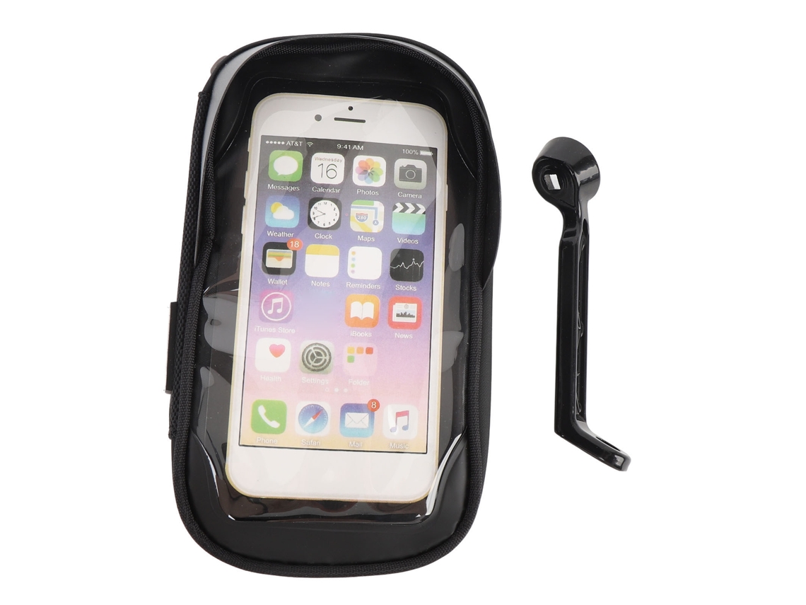 2026-bolsa Para Teléfono De Bicicleta Frontal Impermeable Con Rotación 360°, Visera Y Pantalla Táctil, Soporta Teléfono Negro