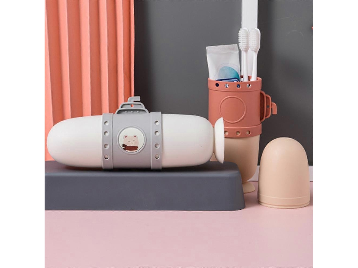 Recipientes Portátiles Para Cepillo De Dientes Y Pasta De Dientes Para Viaje, Ideal Para Camping, Viajes De Negocios Rosewell