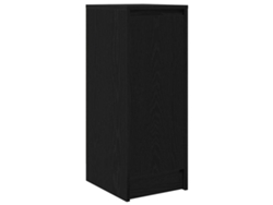 Maison Exclusive - Aparador De Madera De Roble Negro 29,5x34x76 Cm