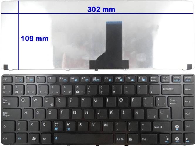 Teclado para Portátil Asus A42 K42 X42 N 43 N82 U30 U36 U44 U45 U80 U82 Ul30 Ul80