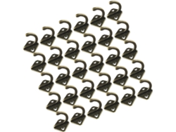 30 Ganchos Pared Aleación Dorado Compactos Ahorran Espacio Bolsos Sombreros Dormitorio Estar Zinc Sala
