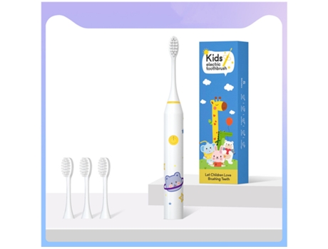 Cepillo de dientes eléctrico XM Sonic con temporizador inteligente y cerdas suaves para niños de 3 a 12 años
