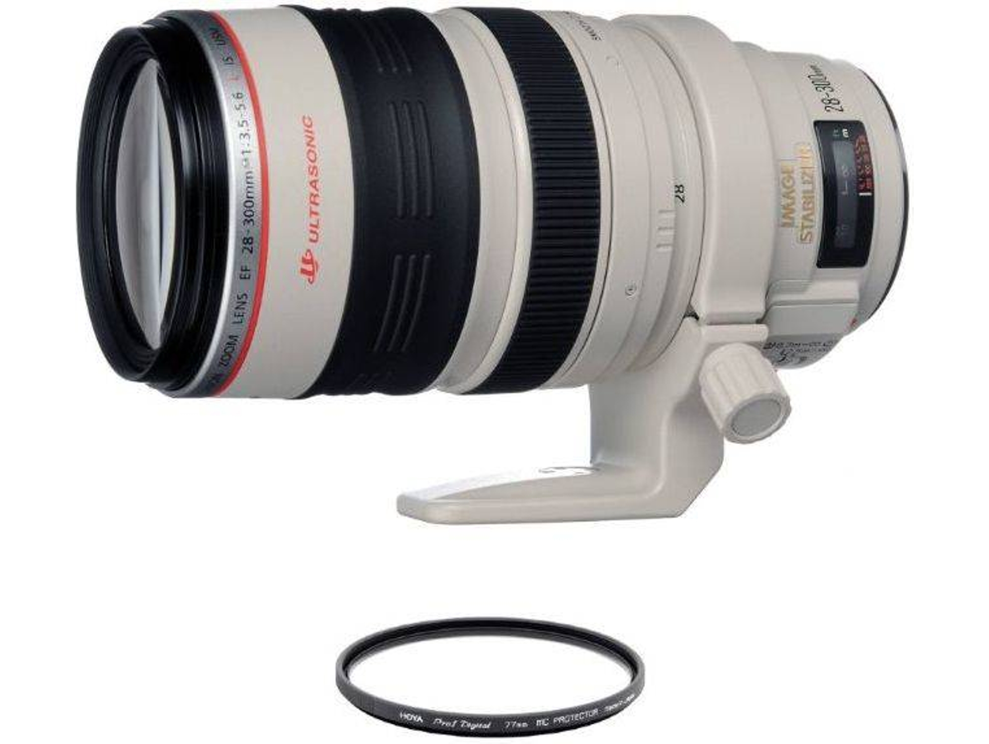 Objetivo CANON EF 28-300mm F3.5-5.6L IS USM + HOYA 77mm PRO 1D Protetor