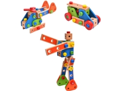 Bloques De Construcción De Madera Creativos Para Niños Y Niñas