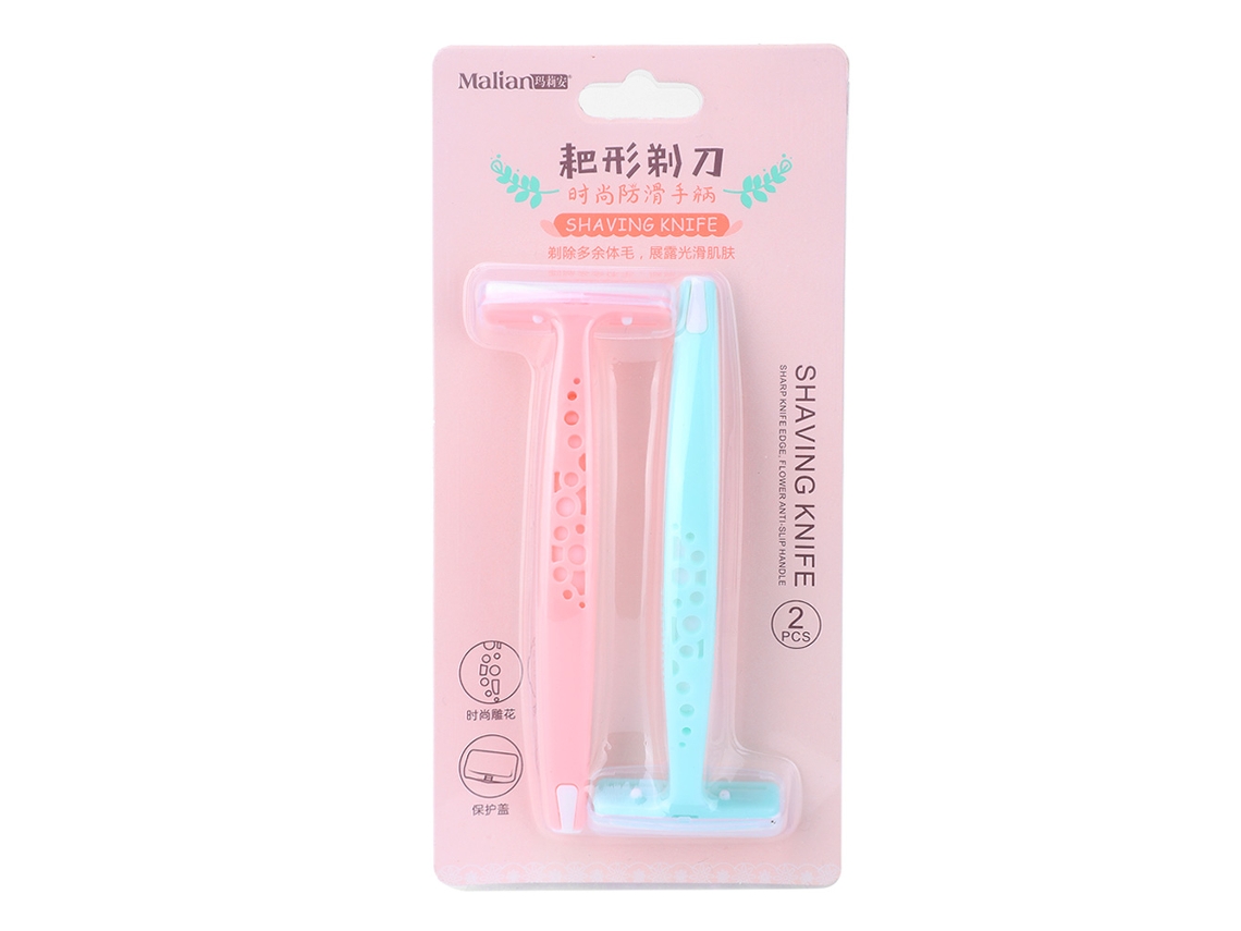 2 Piezas Cuchillas De Afeitar Para Mujer Depilación Manual Depilador Corporal Para Piernas Y Brazos Navaja De Depilación Femenina