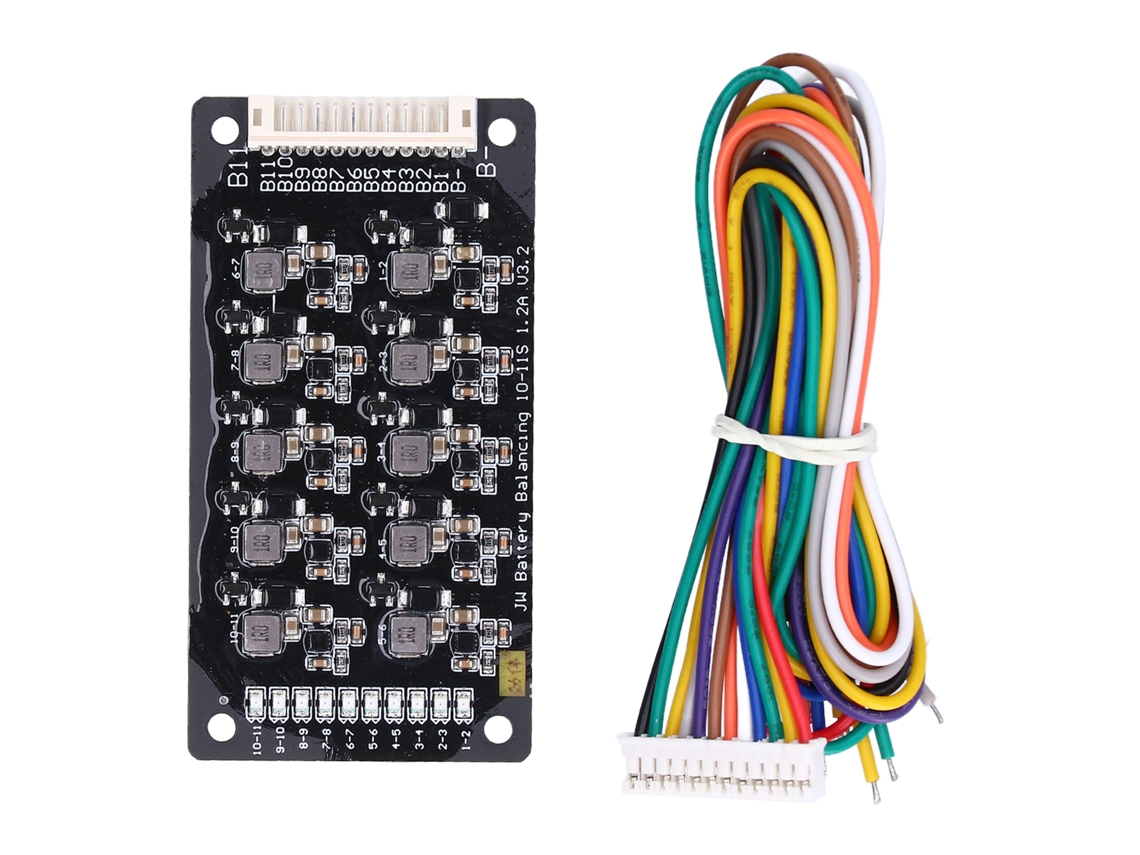 2026velora - Módulo de transferencia inductiva ecualizador activo para baterías de litio ternarias de 2,0 V a 4,5 V, 1,2 A, 11 s