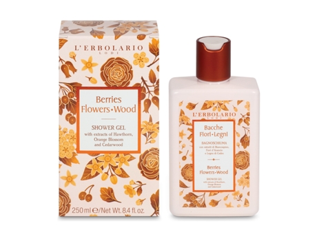 L'Erbolario - Gel de banho Bagas-Flores-Madeira 250 ml de gel