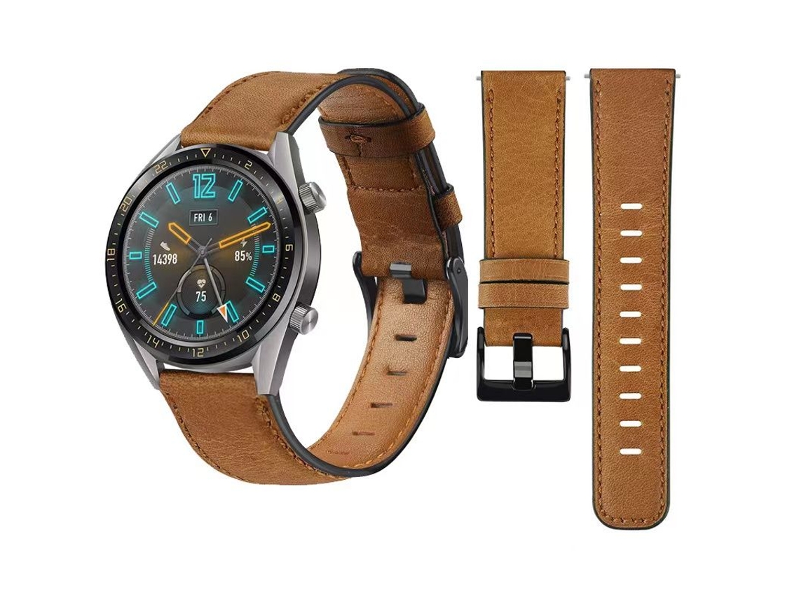 Correa Vintage Leather para TicWatch S2 Marrón