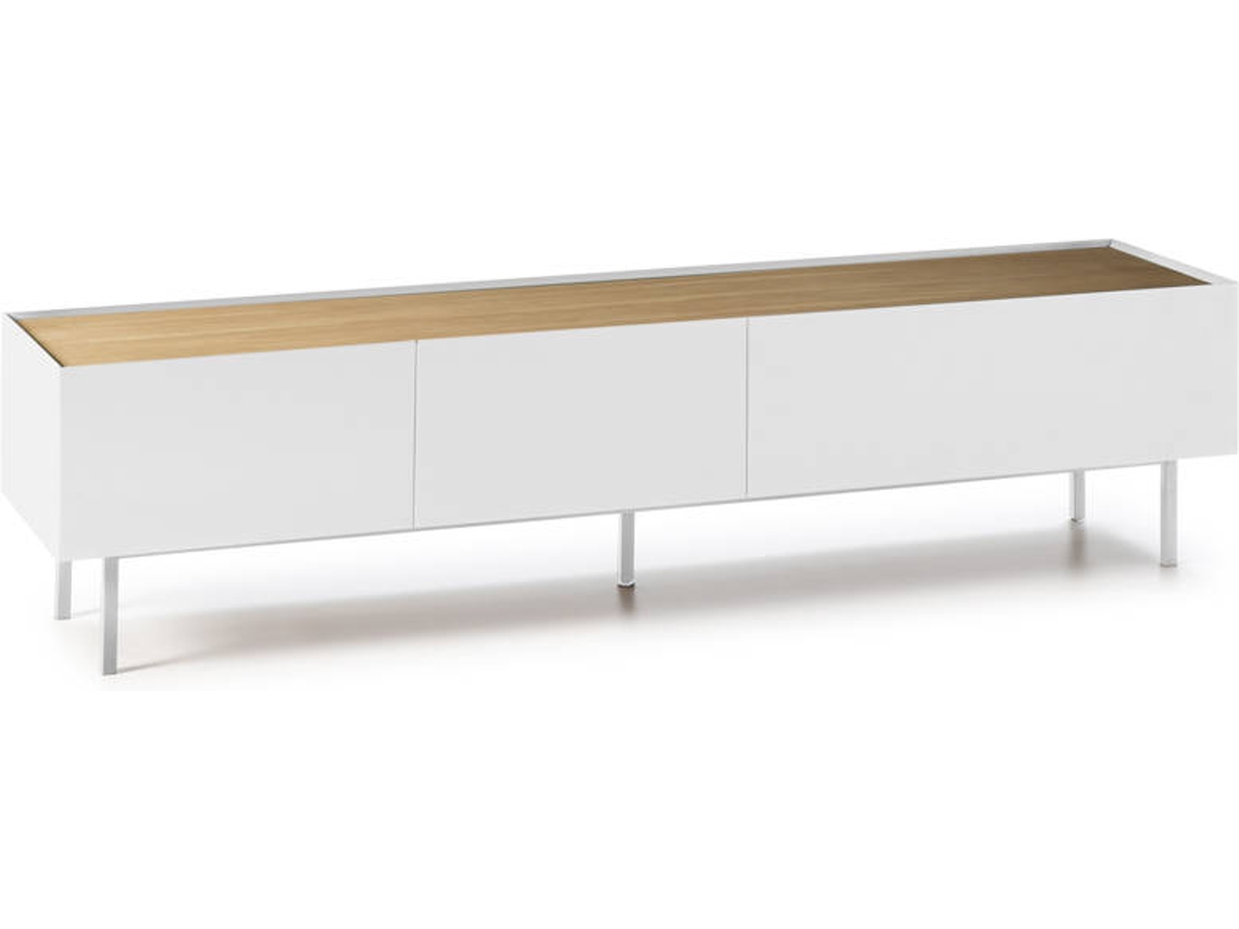 Mueble TV BAZAR MONDIALE Arista (Blanco - MDF - 180x40x45 cm)