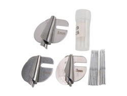 3 Prensatelas Enrollables De Acero Inoxidable Universales De 3 Mm, 4 Mm Y 5 Mm Para Máquinas De Coser
