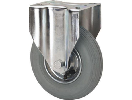 Rueda fija 17zv200-rilr metalico-neumatica gris eje rodillos ALEX