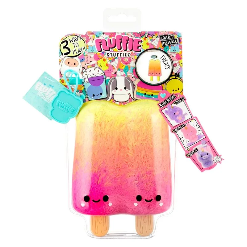 Paletas de hielo Fluffie Stuffiez, peluche sorpresa, revelación 594338