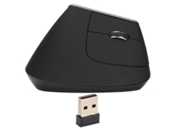Ratón Vertical 2.4g 6 Teclas Design Ergonomico Dpi Ajustable Plug And Play Preto