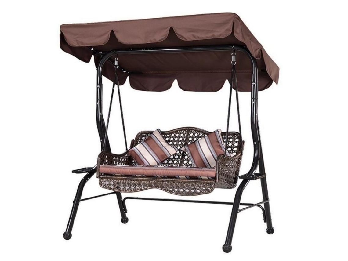 Manta de sombra para hamaca con ruedas de columpio, cubierta superior impermeable, protección contra la lluvia al aire libre, otros