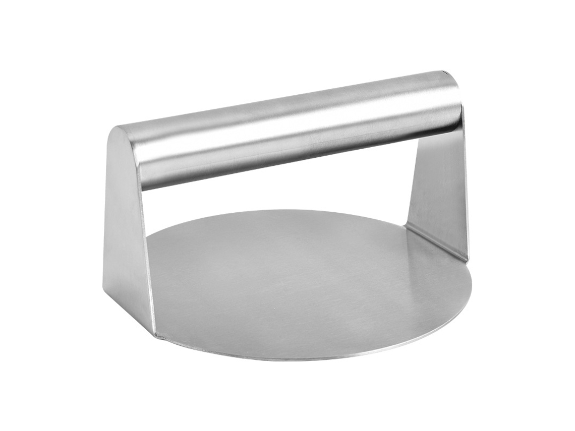 Molde para hamburguesas de acero inoxidable 430, para moler carne, forma redonda, utensilio de cocina para delicatessen. MDUG