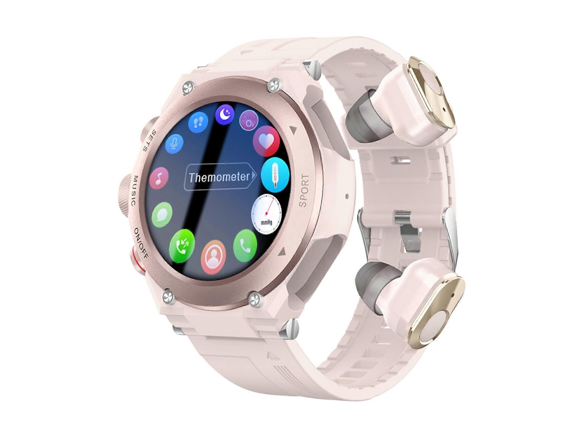 Reloj inteligente T92 2 en 1 con auriculares Bluetooth y MP3, reloj inteligente con auriculares inalámbricos integrados, 100 % nuevo Ly Ebike