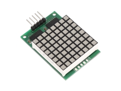 Módulo De Pantalla Led Roja, Matriz Cuadrada De 8x8 Con Píxeles De 3,0 Mm.