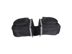 Bolsa Trasera Impermeable De 25 Litros Para Bicicleta Con Franjas Reflectantes Para Portaequipajes De Bicicleta De Montaña