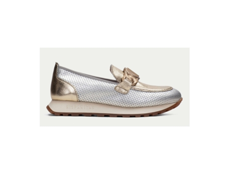 Zapatos de Mujer para Deporte HISPANITAS Mcoasin Adorno Piel Blanco (38)
