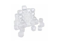 Relaxdays Cubitos De Hielo Reutilizables, 24 Unidades, Xxl, Cubos De Hielo Plásticos Para Fiestas, Transparentes