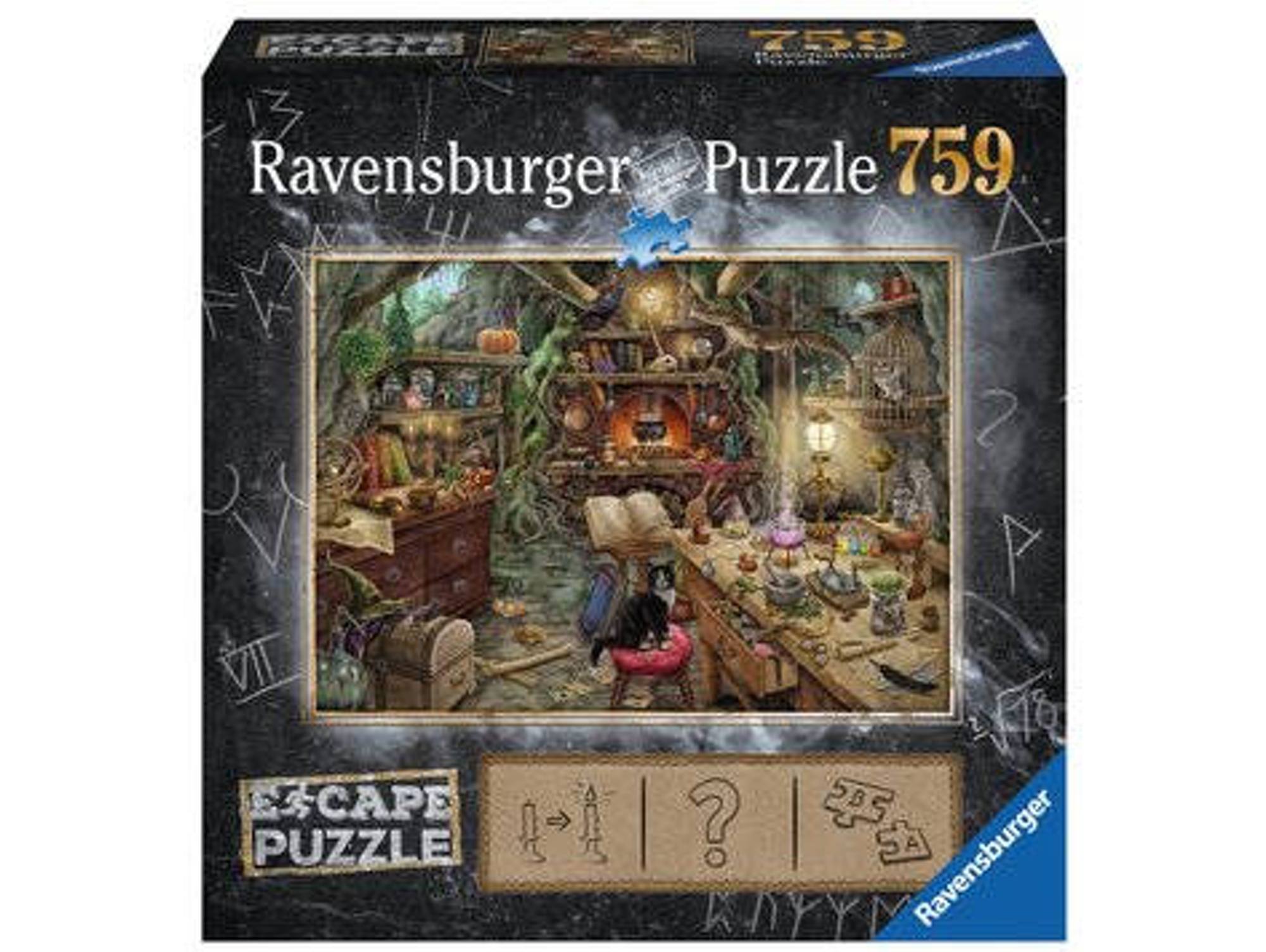 Puzzle RAVENSBURGUER ESCAPE3 Kitchen of a witch (759 Piezas)