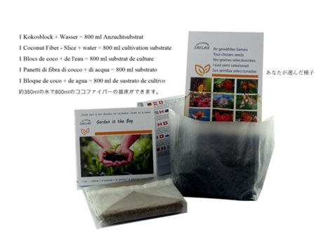 SAFLAX Garden in the bag Pamplina 1000 semillas Con sustrato de cultivo en una práctica bolsa automontable Stellaria media