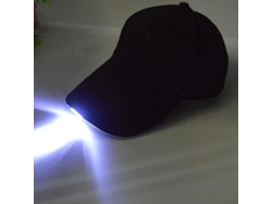 2026-gorra De Béisbol Con Linterna Led Brillante, Luz Potente, Ajustable, Para Actividades Nocturnas Negro