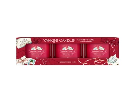 Pack de 3 Velas Votivas Aromáticas a Papá Noel YANKEE CANDLE