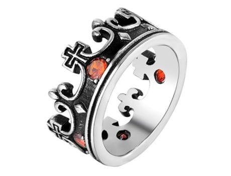 Anillo Corona Gema - Color Acero - 12 Anillo Corona Gema - Color Acero - 12 JEIIBRZUI