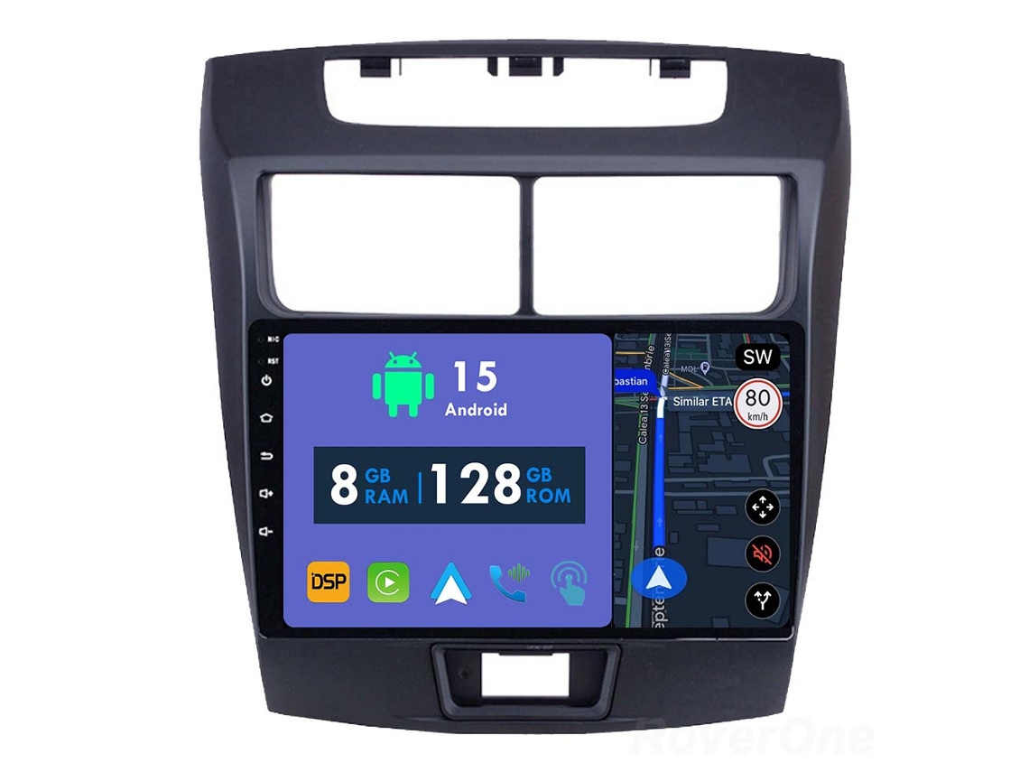 Coche Radio Android Auto Autoradio 8GB RAM 128G ROM CarPlay Navegación GPS Pantalla Táctil RoverOne para Toyota Avanza 2010 - 2016 