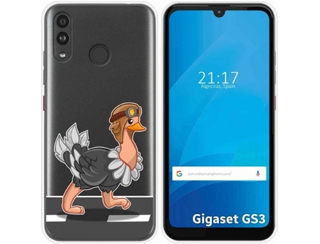 Carcasa Gigaset GS3 TUMUNDOSMARTPHONE Avestruz Multicolor