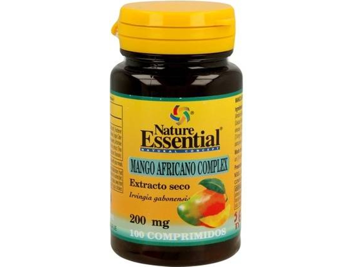 Complemento Alimentar NATURE ESSENTIAL Manga Africana Complex (100 comprimidos de 200mg)