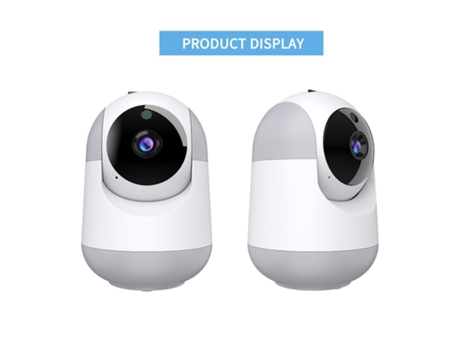 Cámara de control remoto Panorámica de alta definición Pixel Inalámbrico Wifi Monitor de voz bidireccional Blanco