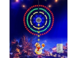 Yncm2026-luces De Navidad En Forma De Fuegos Artificiales Ip65 Impermeables Con 8 Modos De Iluminación Decorativas Colgantes