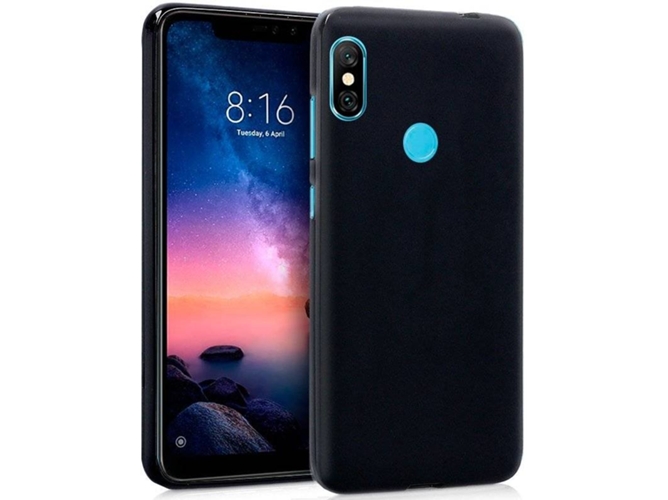Carcasa Xiaomi Redmi Note 6 Pro COOL Silicona Negro