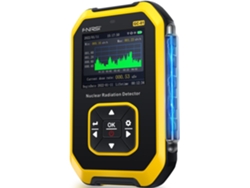 Detector de radiación nuclear con contador Geiger portátil recargable Zeuxo con pantalla LCD
