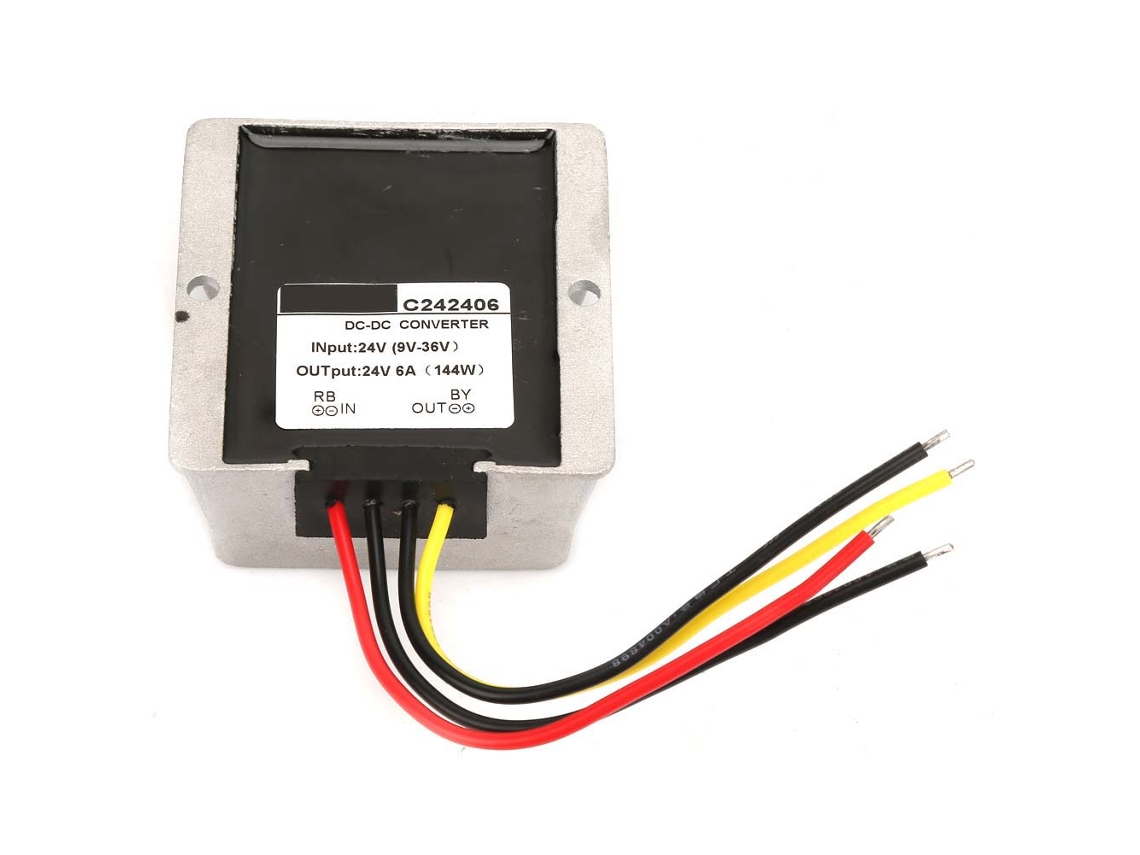 Regulador De Voltaje Elevador/reductor Automático De 9-36 V A 24 V, Módulo Elevador/reductor De 6 A