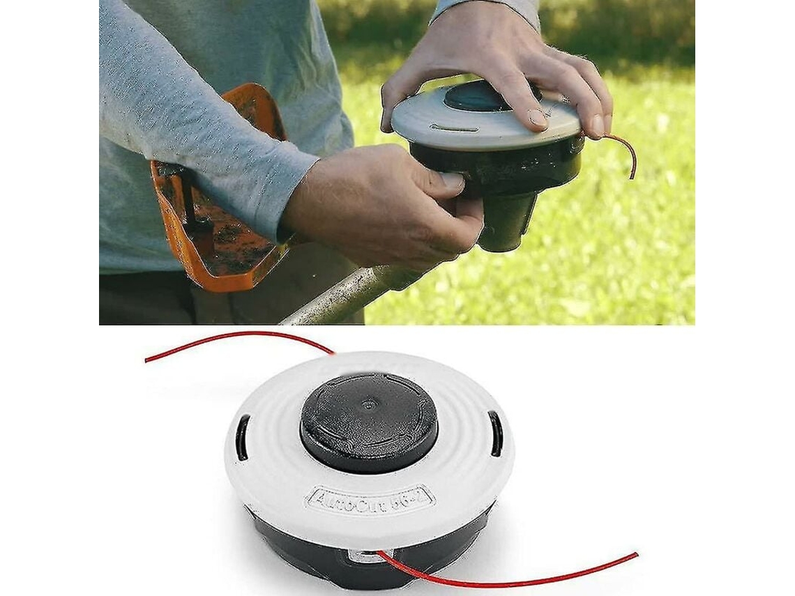 Cabezal de desbrozadora de hilo, material de alta calidad, práctico para usar con modelos Stihl, cabezal de desbrozadora de hilo de línea redonda para Arige
