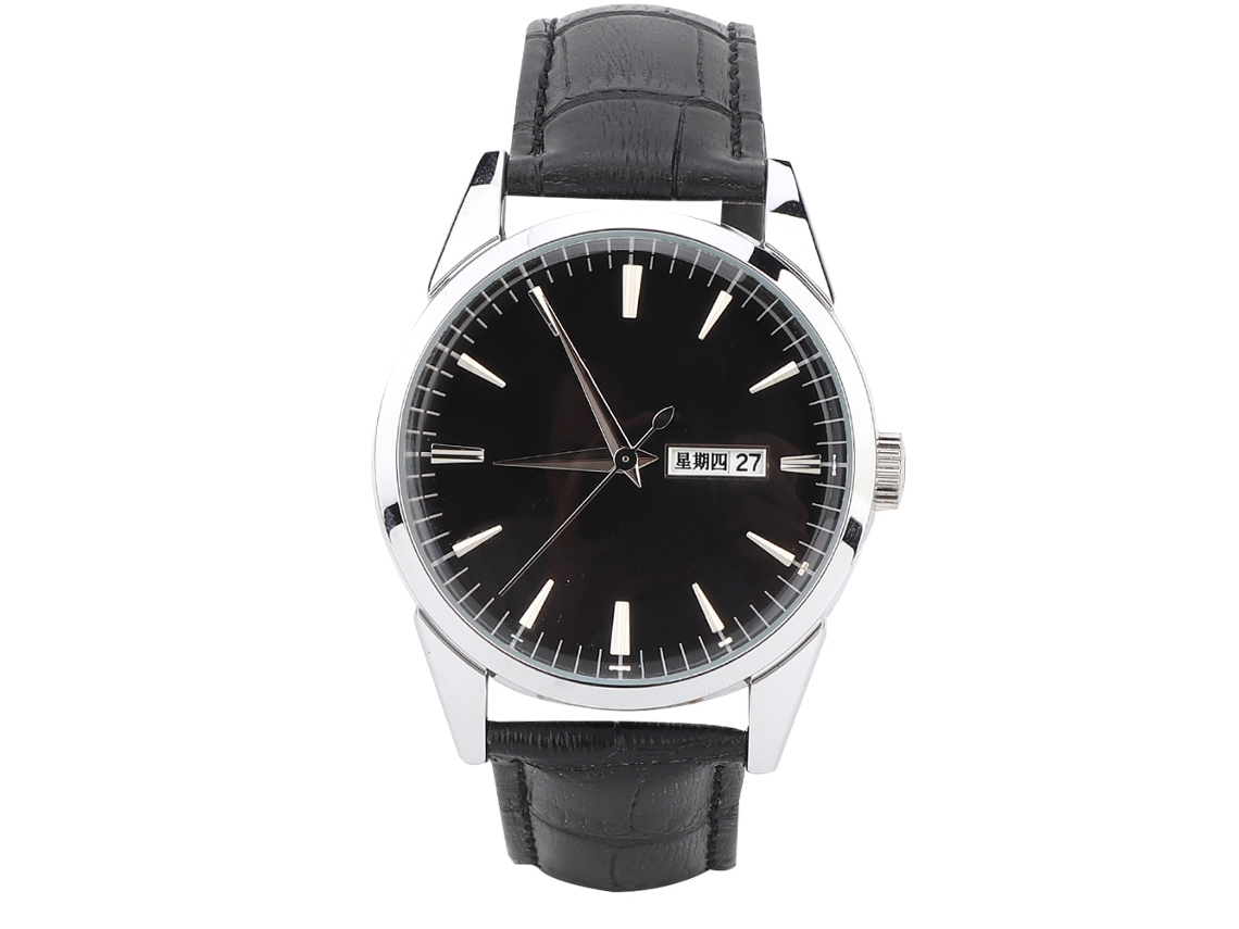 Reloj Unisex De Cuarzo Resistente Al Agua Para Hombre Y Mujer, Estilo Ejecutivo, Correa De Cuero.