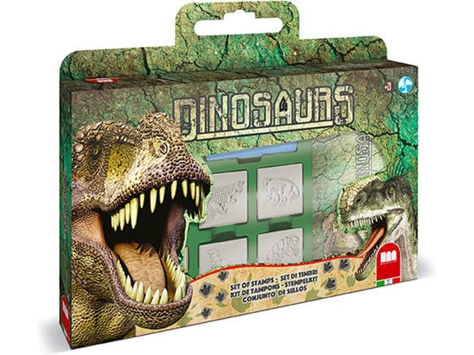 Kit de Sellos para Niños MULTIPRINT Dinosaurs
