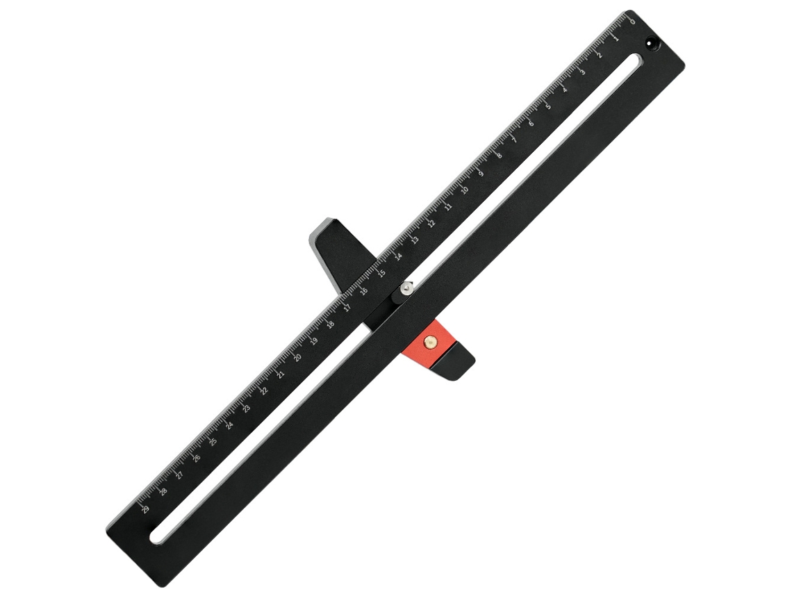 Regla Circular De Carpintería De Aleación De Aluminio De 290 Mm - Herramienta De Medición Multifuncional Para Dibujar Círculos
