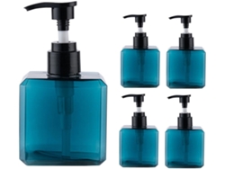 De 5 Peças De Frascos Portáteis E Recarregáveis Para Viagem, Ideais Para Banho E Loção Cosmética.