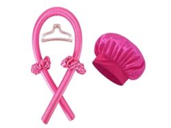 Gorro De Seda Para Dormir Sin Calor Con Accesorios Para Rizar El Cabello Que Elimina El Encrespamiento Y Crea Ondas Suaves Y Naturales Duran