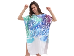 Toalla de playa con capucha tipo poncho, de secado rápido para cambiarse de ropa azulczhhmart