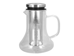 Jarra de café frío de vidrio de borosilicato transparente con escala, 700 ml
