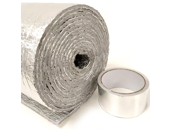 Aislante Térmico 100% Aluminio Con Espuma (50m X 1,20m) + Cinta De Aluminio (45m). Aislamiento Viviendas, Portales, Radiadores, Caravanas, Furgonetas