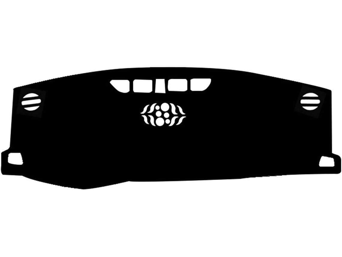 Parasol De Gamuza Para El Tablero Del Chevrolet Blazer 2019-2024 (marrón, Con Luces Advertencia)
