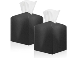 2026altiro-funda Para Caja De Papel Higiénico, Soporte Moderno De Cuero Sintético, 2 Unidades Para Mesa, Mesita De Noche, Baño Y Coche.