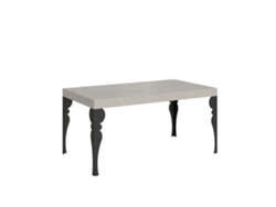 Mesa extensible Paxon Cashmere 160/420x90 cm con patas antracita Itamoby